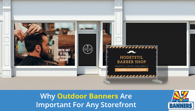 Outdoor Banners for Storefront Business