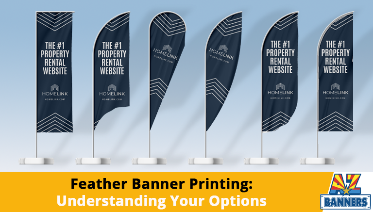 Options For Feather Banner Printing