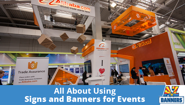 signs and banners for events