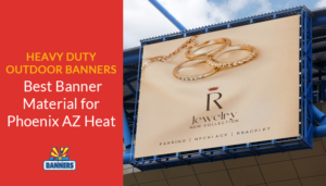 Heavy Duty Outdoor Banner Material For A Heat