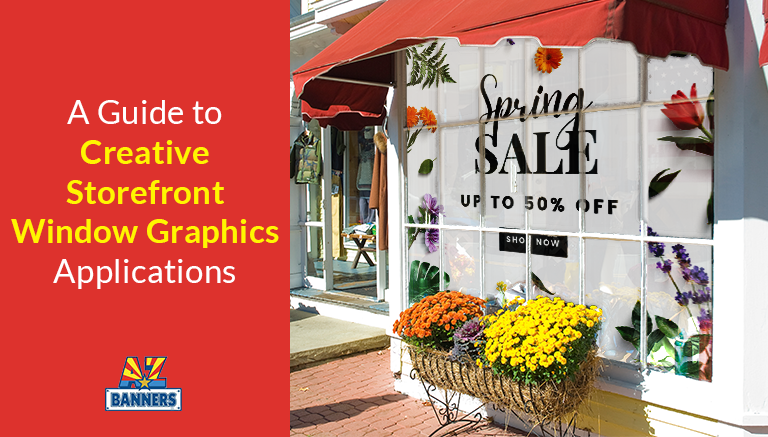 Creative Storefront Window Graphics Applications