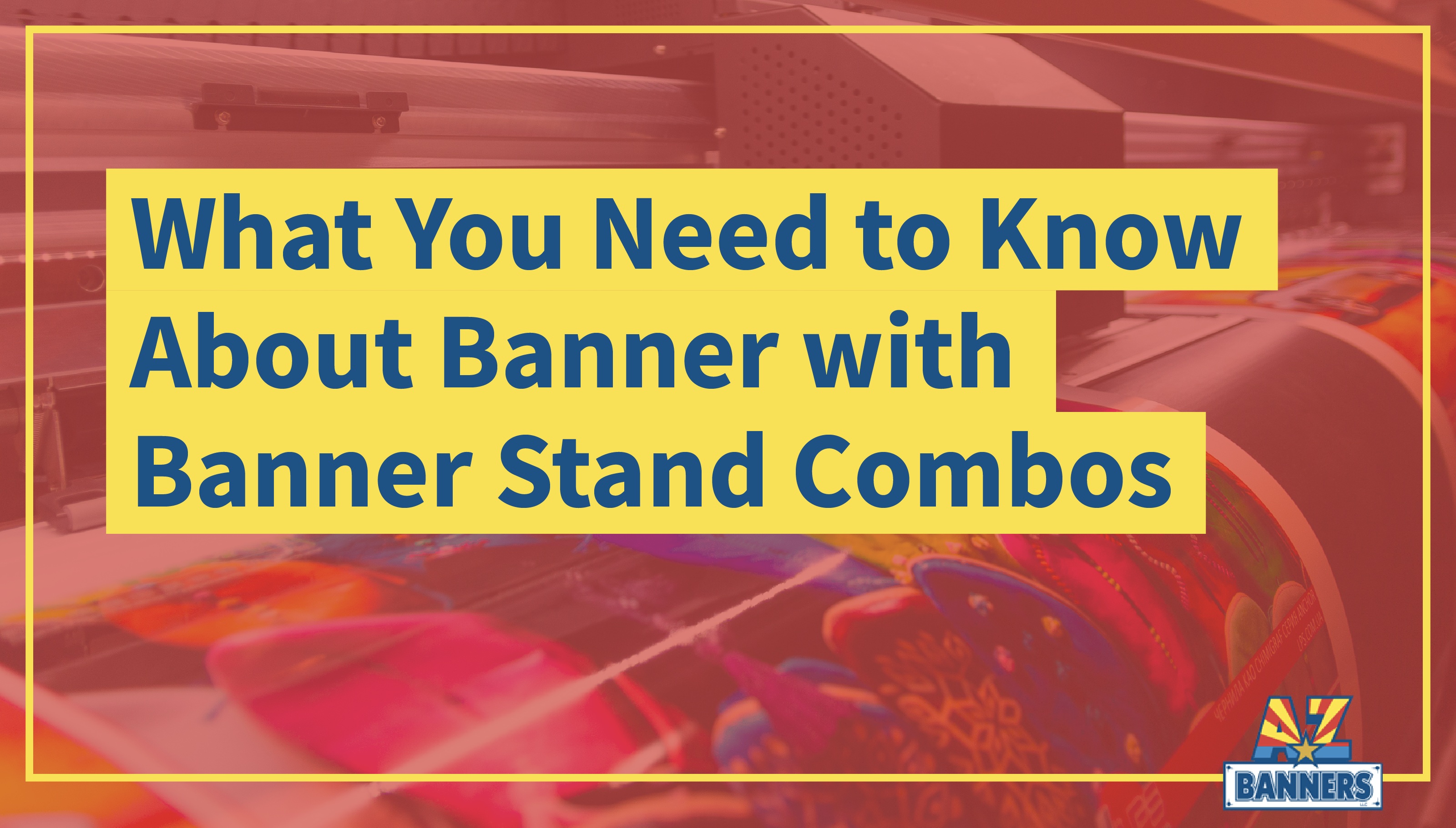 banner with banner stand