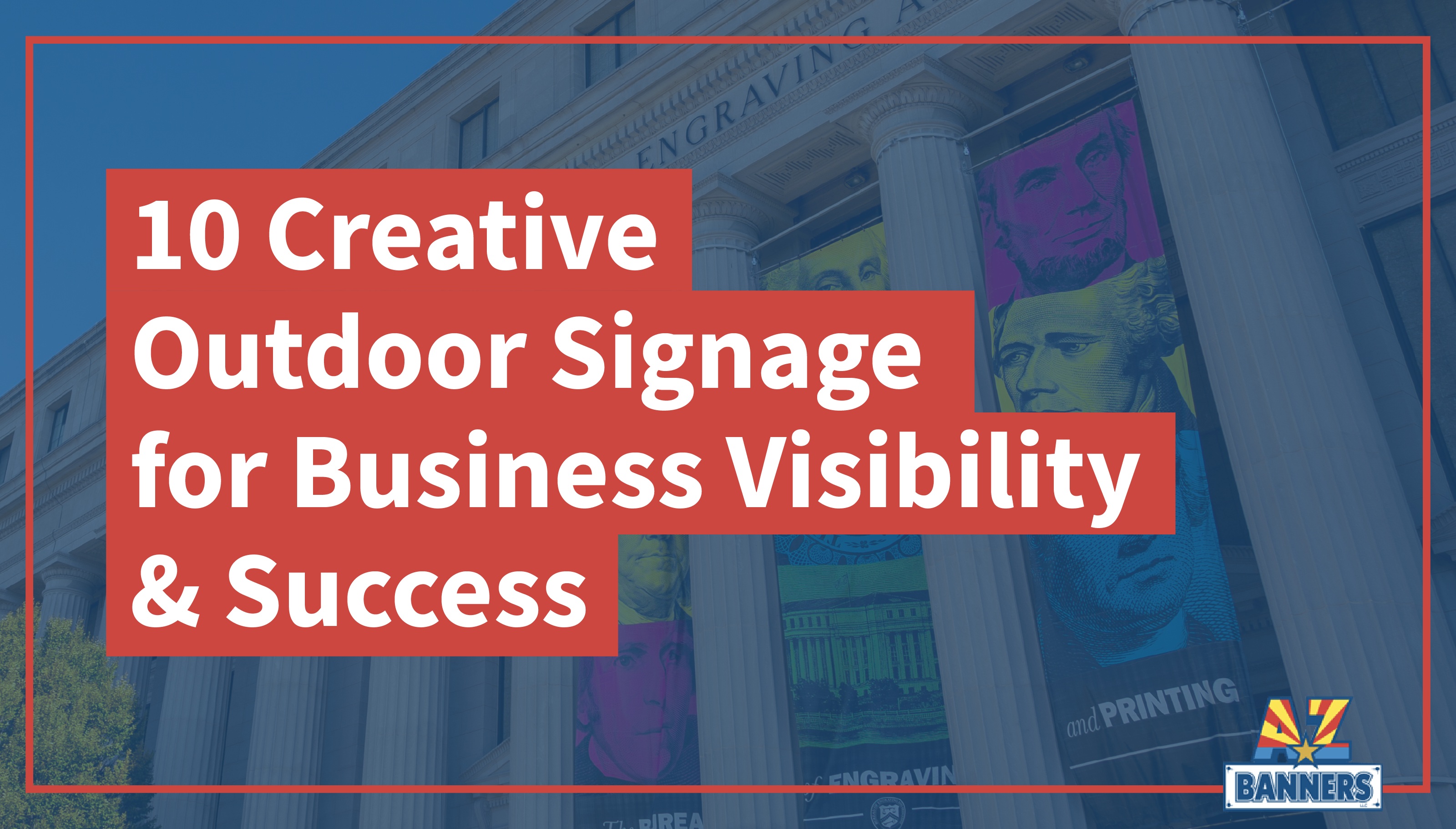 outdoor signage for business