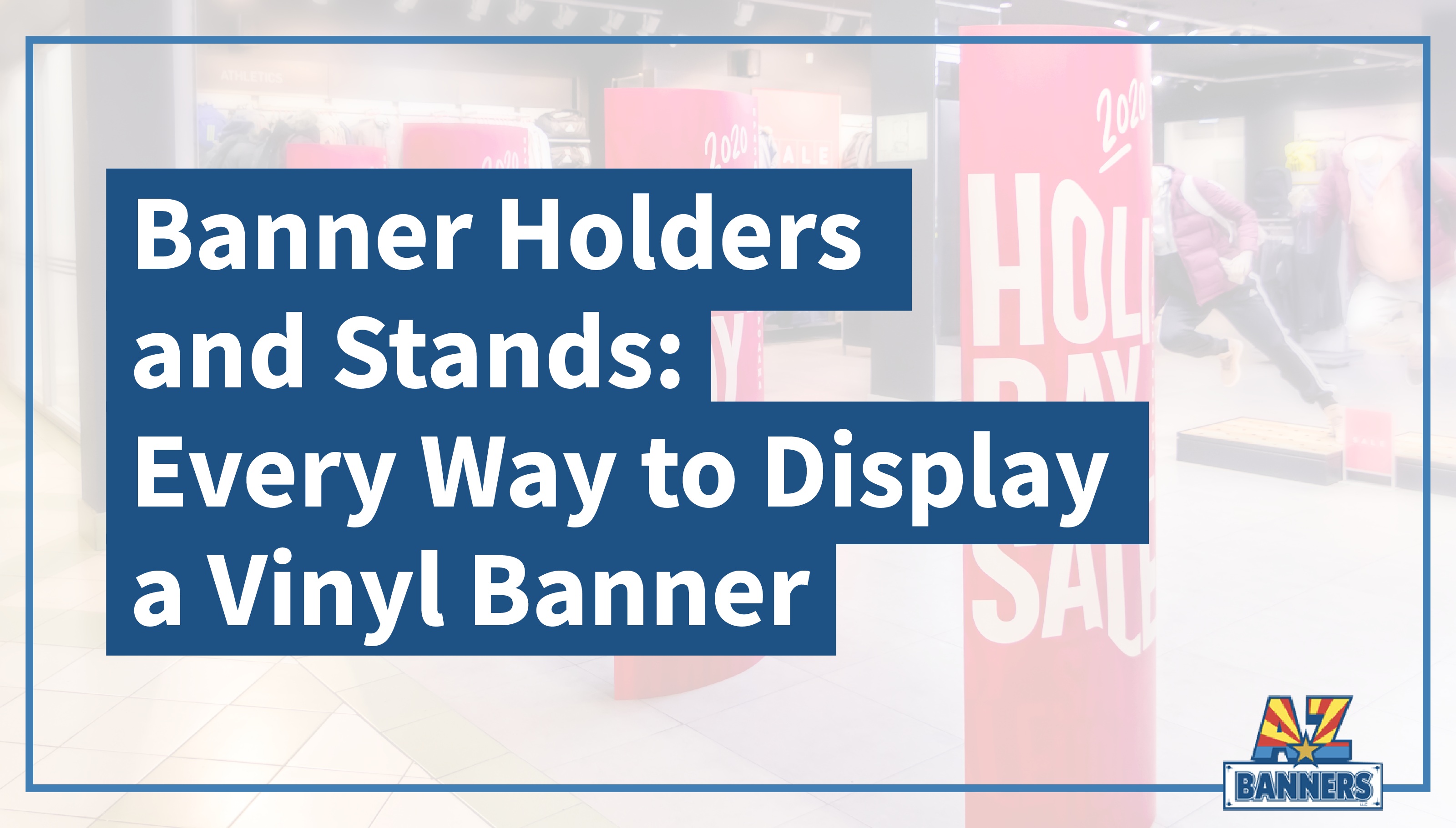vinyl banner stand